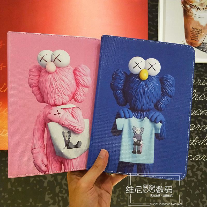 kaws カウズ 横開き ipad mini 4/5カバー ipad 5/6 9.7インチ 激安 全機種対応