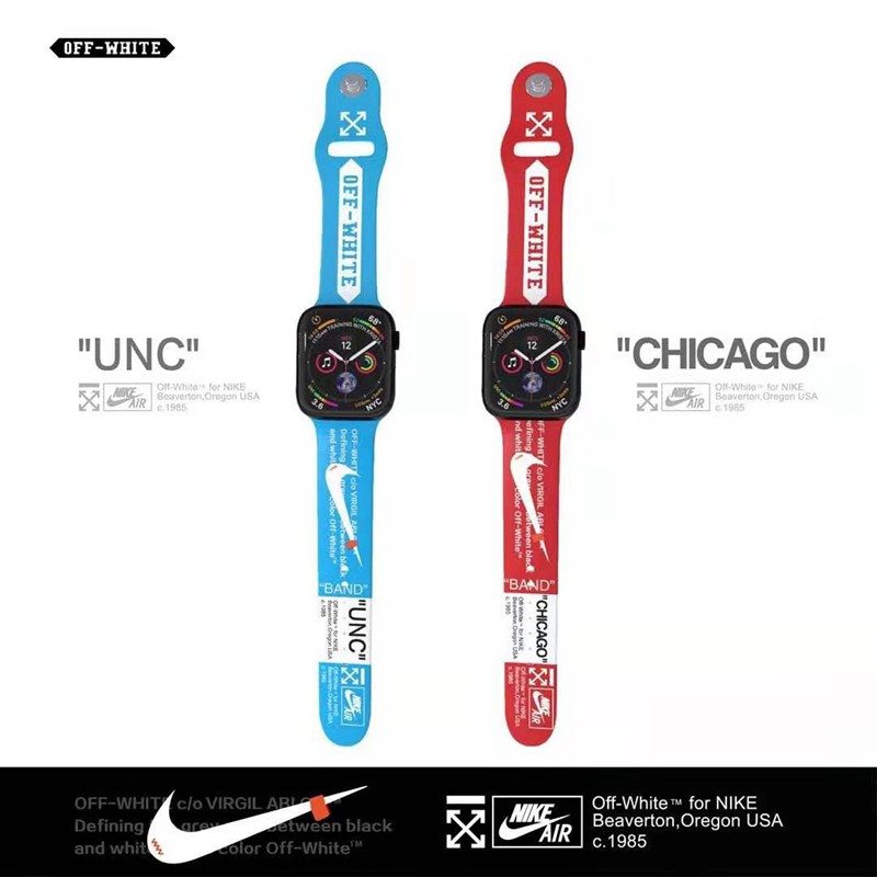 Nikeコラボ Apple Watch 6/5/4/3ベルト 交換用スポーツ風アップルウォッチ6/Se 2020 バンド ブランド レディース男女通用