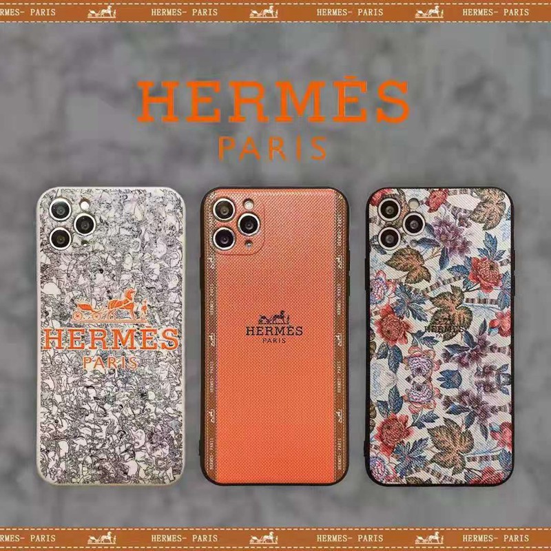 Hermes 人気ブランド iphone 12ケース 花柄 女性向け iphone11pro maxケースエルメス 激安 