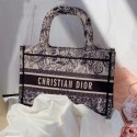 DIOR オブリークブック ディオール 高級 トートミニバッグ 花柄 偽バッグ 激安 BOOK TOTE キャンバス バッグ プレゼント 綺麗 人気 ファッション 名人愛用