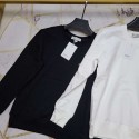 Dior ディオール黒白トップス パーカー スウェット純綿 クルーネックディオール秋冬春服コピーメンズ レディース 長袖 カップル服 大きいサイズ 潮 ブランド ホワイト ブラック ストリート カジュアル