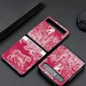 上品優雅なハイブランドDior/ディオール  Galaxy zflip/Z Fold 2ケース 美しい 花柄 折畳み ギャラクシー Z Flip/Z Foldスマホケース 虎 自然風 