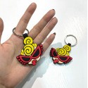 Hysteric Miniブランド Airtagトラッカー 落下防止キーファインダー ヒステリックミニ ブランド 無害シリコン Airtag保護ケースGPSスマホが見つかるエアタグBluetoothアルミ カラビナ付き 可愛いカバー