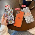 エルメス 人気ブランド iphone 12/12 pro/12 pro maxケース 花柄 女性向け iphone11/11pro maxケース 激安 個性 ins風オシャレiphone se2/8/7plus保護オレンジ色ケース人気