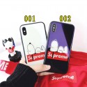 supreme snoopyコラボiPhone 12/12 mini/12 pro max  xperia 5/1/10 ii 5/8 /ace/xz2/xz3ケース galaxy note20/note20 ultra iPhone11/11pro max/xr/xs max/xsケース シュプリーム iphone x/8/7スマホケース ブランドIphone6/6s Plusカバー ジャケット スヌーピー 可愛