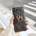 DIOR ブランド 質感 iphone13/13proカバー ディオール 背面柔らかい革制 おしゃれ アイフォン12/11proケース ジャケット アップルx/xs/xr/8/7スマホケース 金属DIORロゴ レディース アイドル愛用