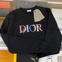Dior ディオール 韓国風ハイブランド夏长袖 涼しいTシャツ親子コーデスポーツウェア服ブランド tシャツ メンズtシャツ サラサラ 吸汗速乾 クルーネック 透けない シンプル 無地 半袖tシャツ