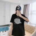 Dior ディオール 韓国風ハイブランド夏 半袖 涼しいTシャツス親子コーデポーツウェア服ブランド tシャツ メンズインナー ティーシャツ 白tシャツブランドパロディ服ウェア