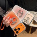 Chanel シャネルiphone18pro max 17plus 17pro maxケース カバーブランドアイフォン18 17pro 16pro max 17e 14pro max/15ケースCHANEL 風 グラデーションラメ 立体ストーン装飾レディーススマホカバーブランドシャネルiphone18pro 17 pro max 16 15/17pro maxケース