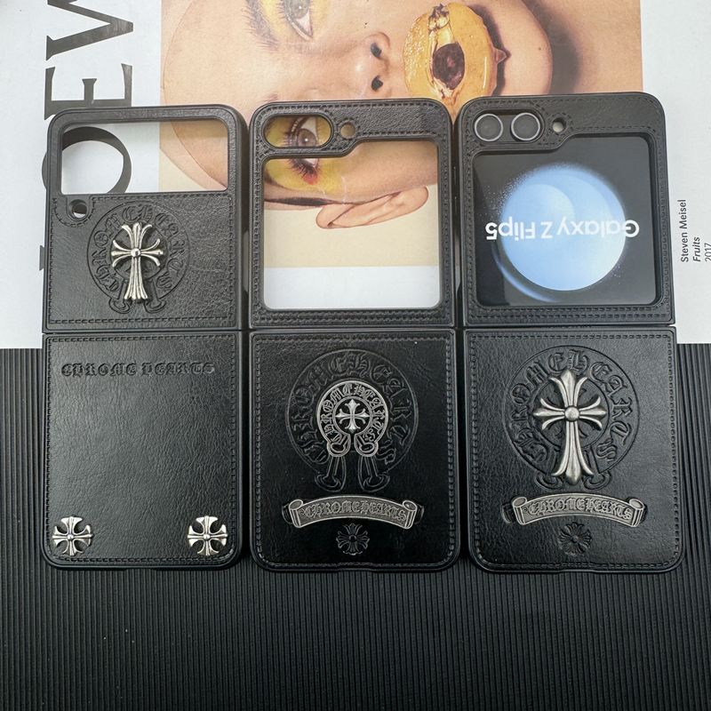 �N�����n�[�c Chrome Hearts�u�����hGalaxy Z fold8 SC-57G/7/65/4 flip8 7 6�P�[�X