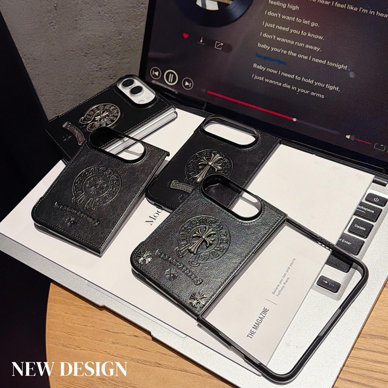 �N�����n�[�c Chrome Hearts�u�����h�A�C�t�H��duo Galaxy Z fold8 SC-57G/7/65/4 flip8 7 6�P�[�X�܂肽����