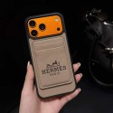 Hermes エルメスiphone18 17pro max 18pro ケースカード入れハイブランドブランドiphone18pro max 17plus 17pro max 16pro 18proカバーブランドエルメスアイフォン18 17pro 16pro max 17e 14pro max/15ケースiphone 18/17/16 pro maxケースブランドパロディー