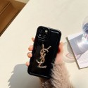 ディオールiphone14pro maxケースブランドシャネル YSL ブラック スマホカバー iphone15/14/14plusケース カメラフルカバー iphone13/13pro maxケース 高品質ファッションアイフォン12/11/11PRO MAXケース