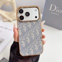 Dior ディオールiphone18 17pro max 18pro ケースハイブランドブランドメッキ金縁 iphone18pro max 17plus 17pro max 16pro 18proカバーブランド激安ディオールアイフォン18 17pro 16pro max 17e 14pro max/15ケースiphone18 17 air 17 pro maxケースブランドレディースメンズ