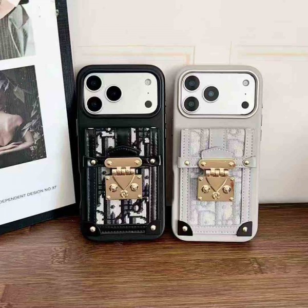 Dior ディオールiphone18 17pro max 18pro ケース背面カード収納ハイブランドブランドiphone18pro max 17plus 17pro max 16pro 18proカバーブランドDior ディオールiphone18pro 17 pro max 16 15/17pro maxケースレディースiphone 18/17/16 pro maxケースブランドパロディー