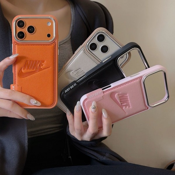 Nike ナイキブランドiphone18pro max 17plus 17pro max 16pro 18proカバーブランドiphone18pro 17 pro max 16 15/17pro maxケースレディースハイブランドアイフォン18pro 18plus 17promax ケース高品質ブランドiphone 18 18promax 17pro/16 pro maxケース手帳型