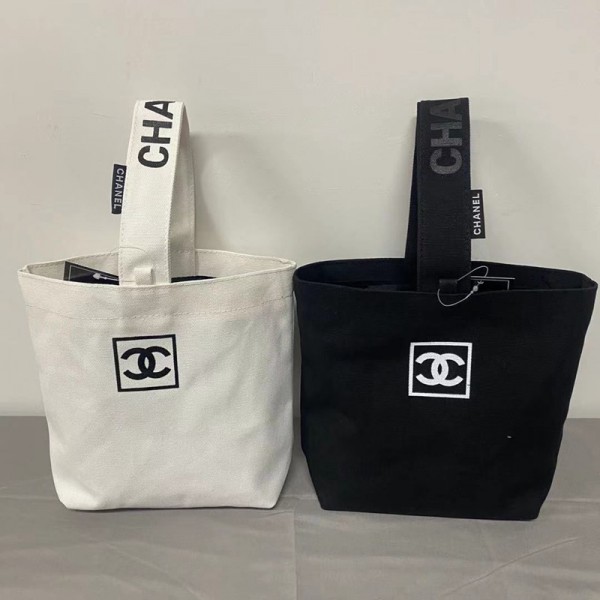 Chanel シャネル 布製 トートバッグ 小さめ 手提げバッグ ブランド 弁当バッグ ショッピングバッグ 布袋 カジュアル 人気 ins風 シンプル お洒落 ファッション 高品質 