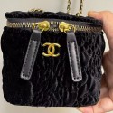 ブランド シャネル バニティケース Chanel ミニバッグ かわいい ファッション 女性 パロディー 斜めがけ 軽い 金属ロゴ プレゼント 韓国 ファッション 化粧品ポーチ レディース