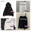 バレンシアガ パーカー ブランド Balenciaga レディースメンズ人気 プルオーバー春秋 純綿 長袖シャツ トレーナー オーバーサイズ ゆったり スウェット 