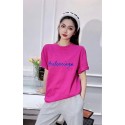 ブランドバレンシアガtシャツ 大きなサイズ ゆったり tシャツ 夏 丸首 半袖 tシャツ 吸汗 抗菌 快適 tシャツ 男女兼用 カップルオススメ