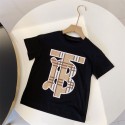 バーバリー キッズ tシャツハイブランドBurberry 夏 子供 ガールズ ボーイ 半袖 tシャツ 上着 ファッション高品質 tシャツ