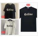 セリーヌブランドtシャツ 春夏 丸首 半袖 tシャツ 純綿 着心地抜群 オーバーサイズ tシャツ トップス 上着 男女兼用人気