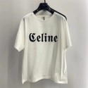 セリーヌブランドtシャツ 春夏 丸首 半袖 tシャツ 純綿 着心地抜群 オーバーサイズ tシャツ トップス 上着 男女兼用人気