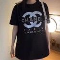 【送料無料】 ブランド シャネル Tシャツ 半袖 綿制 ファッション カップル向け 男女通用 おしゃれ かっこいい 人気 激安 キラキラ Chanel 上着 トップス ダイヤモンド ペア適用 ペア服