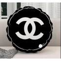 ブランド Chanel シャネル クッションカバー おしゃれ 高品質 抱き枕カバー 黒白 ソファーまくらカバー ファッション小物 車用 柔らかい 室内用 カー用品 洗濯可 正方形 円形