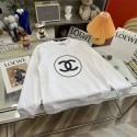 Chanel シャネル トレーナー パーカー 潮流 スウェット ゆったり 男女兼用 トップス 上着 メンズレディース ペアルック 長袖 カップル向け 黒白