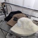 ハイブランド モコモコハットシャネル レディース バケットハット Chanel ソフト 折りたたみ ボアキャップ ふんわり 暖かい 漁師の帽子 冬 保温 防寒