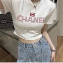 シャネル tシャツハイブランド chanel 半袖tシャツ 上着 レディース 夏 着心地がよい 着瘦せ tシャツ トップス