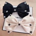 Chanel シャネルブランドヘアバンドレディースカチューシャかわいいリボンヘアゴム ハイブランドシャネル ヘアアクセサリー 黒白 可愛い 人気 ファション リボン ヘアクリップ
