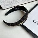 シャネルCHANEL 風カチューシャクリスタル CC ロゴツイードヘッドバンド レディース 高級感シャネルヘアアクセサリー髪飾りハイブランドヘッドバンド プレゼント ギフト