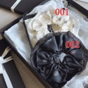 シャネル風 ダブル C ロゴ サテンシュシュ ヘアアクセサリー レディース 上品 大人気 プレゼントハイブランドCHANELヘアゴムシュシュ激安