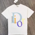 ディオール tシャツ コットン 夏 トップス 男女兼用 ブランド 綿制 高品質 かっこいい Tシャツ Dior 半袖 パロディー 激安 人気 ハイブランド おしゃれ プレゼント メンズレディース向け Brand