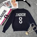 ディオールブランド ニットセーター レディース Dior 定番ロゴ 丸首 長袖 セーター シンプル 5色選択可 潮流 ニットプルオーバー