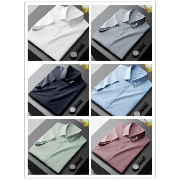 ハイブランドDior ディオールシャツ 激安 メンズ 無地 长袖シャツブランドパロディ服ウェアｔシャツ ビジネス 通勤 メンズ 夏 ノンアイロンシワ防止 人気 dior シャツ