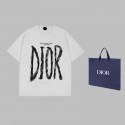 ブランド激安 Dior ディオール tシャツ夏 半袖メンズ レディーススポーツウェア服 インナー ティーシャツ 白 tシャツ 韓国風 男女兼用 ゆったりTシャツ