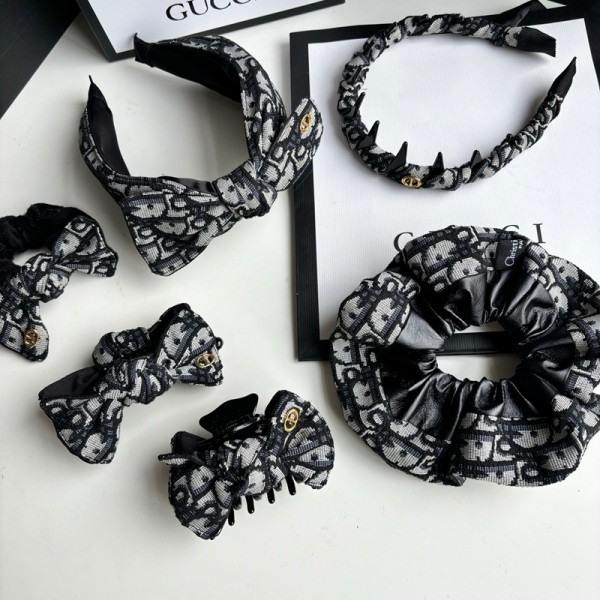 激安Dior ディオールヘアアクセサリーカチューシャヘアゴムヘアクロー可愛いレディースディオールおしゃれ髪飾りハイブランドカチューシャ