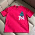 Dior ディオール速乾tシャツ ブランド激安 メンズ レディースブランド激安ディオール親子 ペアルックルームウェアインナー ティーシャツ 白tシャツブランドパロディ服ウェア