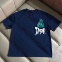 Dior ディオール速乾tシャツ ブランド激安 メンズ レディースブランド激安ディオール親子 ペアルックルームウェアインナー ティーシャツ 白tシャツブランドパロディ服ウェア