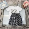 Dior 子供服ディオールハイブランド夏服 ディオール子供服 セットアップ上下セット tシャツ ショーツ 2点キッズ服