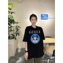 グッチtシャツハイブランドGucci 夏 ホワイト ブラック2色 tシャツ 上着 コットン 着心地がよい 半袖 tシャツ オーバーサイズ インナー トップス