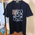 ロエベtシャツハイブランドLoewe 春夏 純綿 肌に優しい tシャツ レディースメンズ高品質 tシャツ 大きなサイズ ゆったり 半袖 tシャツ カップル 家族 オススメ