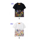 LOUIS VUITTON Tシャツ 半袖 服 上着 トップス ブランド ルイヴィトン 高品質 綿制 ファッション かっこいい 捺印 モノグラム 黒白 丸首 カジュアル 人気 柔らかい 快適 彩り送料無料 