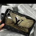 ルイヴィトンブランドメイクポーチ バッグ LV スタイリッシュ高品質 化粧バッグ 化粧品 収納バッグ 透明 持ち運びメイクバッグ