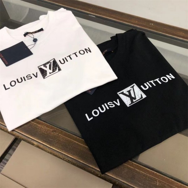 ハイブランドLv ルイヴィトンtシャツ 激安 メンズ 韓国風 半袖 涼しい Tシャツ 無地 半袖 tシャツ 大きいサイズ 大学生 トップス カジュアル