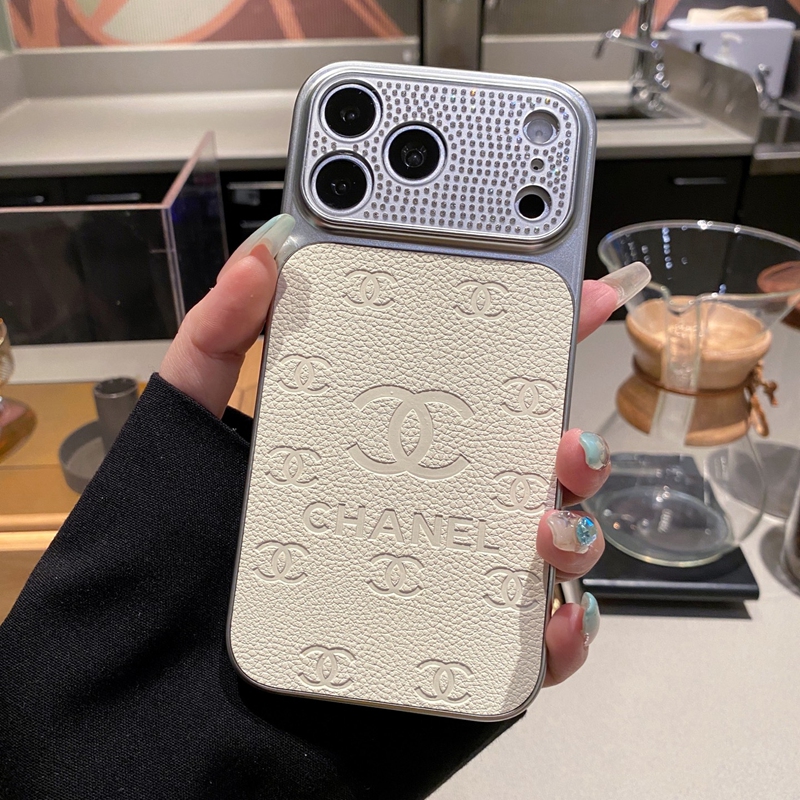 シャネルレディースiphone 18/17/16 pro maxケースジャケット型