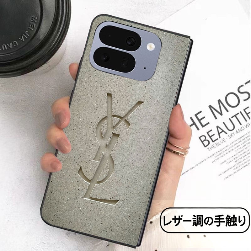 Ysl イブサンローランハイブランドgalaxy zflip8 fold8 ultra SC-56Gケース